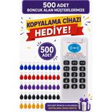 Sarkey SR-602 H-R Yazılabilir, Kopyalanabilir 125 Khz Proximity Anahtarlık, Keyfob, Göstergeç (Karışık Renkler 500 Adet + 1 Adet RFID Kopyalama Cihazı Hediyeli)