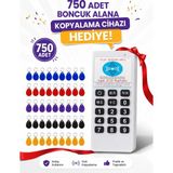 Sarkey SR-602 H-R Yazılabilir, Kopyalanabilir 125 Khz Proximity Anahtarlık, Keyfob, Göstergeç (Karışık Renkler 750 Adet + 1 Adet RFID Kopyalama Cihazı Hediyeli)