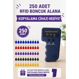 Sarkey Sr-602 H-R Yazılabilir Kopyalanabilir Proximity Anahtarlık 125 Khz Keyfob Karışık Renkler 250 Adet + 1 Adet Rfıd Kopyalama Cihazı Hediyeli