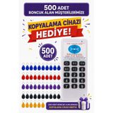 Sarkey Sr-602 H-R Yazılabilir Kopyalanabilir Proximity Anahtarlık 125 Khz Keyfob Karışık Renkler 500 Adet + 1 Adet Rfıd Kopyalama Cihazı Hediyeli