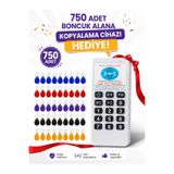 Sarkey Sr-602 H-R Yazılabilir Kopyalanabilir Proximity Anahtarlık 125 Khz Keyfob Karışık Renkler 750 Adet + 1 Adet Rfıd Kopyalama Cihazı Hediyeli