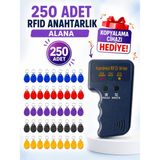 Sarkey SR-602 R Yazılabilir Kopyalanabilir 125 Khz Proximity Anahtarlık Keyfob (Karışık Renkler 250 Adet + 1 Adet RFID Kopyalama Cihazı Hediyeli)