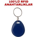 Sarkey SR-602 Yazılabilir ve Kopyalanabilir Rfıd Proximity Anahtarlık 125 Khz Keyfob Geçiş Kontrol Çipi - 100 ADET