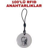 Sarkey SR-604 A Yazılabilir ve Kopyalanabilir Rfıd Proximity Anahtarlık 125 Khz Atatürk Tasarımlı Keyfob - 100 ADET
