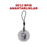 Sarkey SR-604 A Yazılabilir ve Kopyalanabilir Rfıd Proximity Anahtarlık 125 Khz Atatürk Tasarımlı Keyfob - 50 ADET