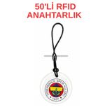 Sarkey Sr-604 F Yazılabilir Ve Kopyalanabilir Rfıd Proximity Anahtarlık 125 Khz Bayrak Desenli Keyfob 50 Adet