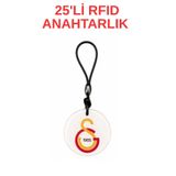 Sarkey Sr-604 G Yazılabilir Ve Kopyalanabilir Rfıd Proximity Anahtarlık 125 Khz Özel Desenli Keyfob 25 Adet