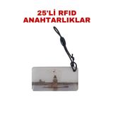 Sarkey SR-604 K Yazılabilir ve Kopyalanabilir Rfıd Proximity Anahtarlık 125 Khz Kız Kulesi Tasarımlı Keyfob - 25 ADET