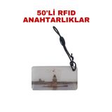 Sarkey SR-604 K Yazılabilir ve Kopyalanabilir Rfıd Proximity Anahtarlık 125 Khz Kız Kulesi Tasarımlı Keyfob - 50 ADET