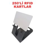 Sarkey Sr-623 Yazılabilir Mifare Kart 13.56 Mhz Kopyalanabilir Rfıd Pvc Geçiş Kontrol Kartı 250 Adet