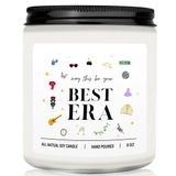 Şarkıcıdan Esinlenilmiş Bu En İyi Dönem Kokulu Mumunuz Olabilir - Doğal Soya Lavanta Mumu - 9 oz, Noel için Havalı Hediyeler Fikri, Hayranlar için Doğum Günü Hediyesi, Eğlenceli Hediyeler