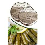 Sarma Dolma Tencere Kapağı Yapışmayı Önleyici Yaprak Sarma Pişirme Aparatı (2 Adet 22Cm 24Cm) Paslan