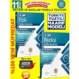 Sarmal 2027 11.Sınıf %100 Yeni Müfredat Fizik-Biyoloji 2 Kitap Bağlam Temelli Testler Soru Bankası Seti+Kronometre