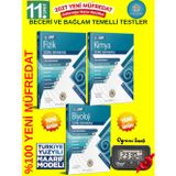Sarmal 2027 11.Sınıf %100 Yeni Müfredat Fizik-Kimya-Biyoloji 3 Kitap Bağlam Temelli Testler Soru Bankası Seti+Kronometre