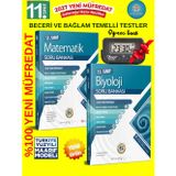 Sarmal 2027 11.Sınıf %100 Yeni Müfredat Matematik-Biyoloji 2 Kitap Bağlam Temelli Testler Soru Bankası Seti+Kronometre