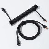 Sarmal Aviator USB To Type-C Mekanik Klavye Uyumlu Oyuncu Kablosu, 1.85M, Siyah
