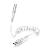 Sarmal USB C - 3,5 mm Kulaklık Jakı Adaptörü, Tip C - Aux Dişi Ses Dongle Kablosu iPhone 16e 15 Pro Samsung S25 S24 S23 A56 A55 A36 Plus, Pro, Max, iPad'den Jack Dongle Adaptörüne Uyumlu