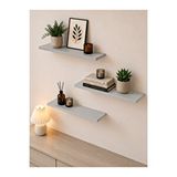 sarmobi Nest 3 Raflı Gizli Monte Uçan Raf 50*15 Cm Gri