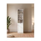 SARMOBİ Terra Kitaplık 40x173x31 cm Beyaz - Modern Tasarım