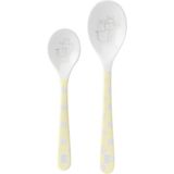 Saro Giraffe 2'li Melamin Mama Kaşığı - Sarı - Standart