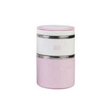 saro İki Katlı Termos Yemek / Mama Kabı 820ml Pembe