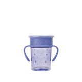 Saro Kulplu 360° Derece İçilebilen Sarı 6 Ay+ Alıştırma Bardağı 270 Ml - Açık Mavi