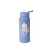 Saro Ocean Life Mavi Paslanmaz Çelik Pipetli Termos Suluk 500ml