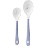 Saro Unicorn 2'li Melamin Mama Kaşığı - Lila - Standart