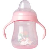 Saro Yavaş Akışlı Damlatmayan Kulplu Alıştırma Bardağı Pembe - Açık Pembe