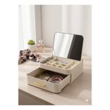 Saros Group Çekmeceli Aynalı Takı ve Bijuteri Organizeri, Makyaj Kutusu