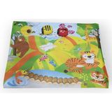 Sarp Neşeli Orman Oyun Halısı 65 x 55 cm - 100 x 100 cm - Mavi