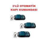 Sarpark Uk-901 433Mhz Kopyalanabilir 4 Kanallı Garaj Kumandası Bariyer Kepenk Kapı Kumandası 3 Adet