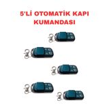 Sarpark Uk-901 433Mhz Kopyalanabilir 4 Kanallı Garaj Kumandası Bariyer Kepenk Kapı Kumandası 5 Adet