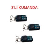 Sarpark Uk-902 433.92Mhz Kopyalanabilir 4 Tuşlu Garaj Kumandası Akıllı Uzaktan Kumanda 3 Adet