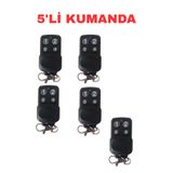 Sarpark Uk-911 433.92Mhz Kopyalanabilir Garaj Kumandası Bft Nice Beninca Uyumlu 4 Tuşlu 5 Adet