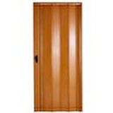 Sarpaş Akordiyon Kapı 122x229 Meşe Camsız Kalın Kapı Katlanır Akordeon Pvc Anahtar Kilitli