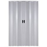 Sarpaş Akordiyon Kapı 202x192 Akçaağaç Camsız Çift Açılım Kalın Kapı Katlanır Akordeon Pvc Anahtar Kilitli