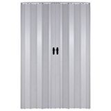 Sarpaş Akordiyon Kapı 258x248 Akçaağaç Camsız Çift Açılım Kalın Kapı Katlanır Akordeon Pvc Anahtar Kilitli