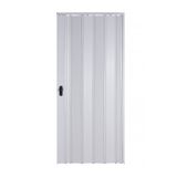 Sarpaş Dekor Sarpaş Akordiyon Kapı 150x205 Beyaz Camsız Kalın Kapı Katlanır Akordeon Pvc Anahtar Kilitli