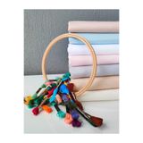 sarra 120X150 İŞLENEBİLİR BEBEK PİKESİ - BEYAZ