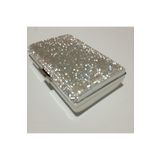 Şarra Gossi Gece Çantası Taşlı Abiye Çanta Gece Çantası Clutch Gümüş Abiye Çanta Portföy