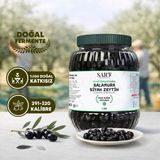 Sart Olive Siyah Zeytin Gemlik Sofralık 1 kg 291-320 Kalibre