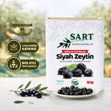 Sart Olive Siyah Zeytin Premium XL Gemlik Sofralık 10 kg