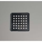 Sarun Yapı Market Krom Yer Sifonu Süzgeci / Krom Yer Sifonu Kapağı Kare 9,5 Cmx9,5 cm - 9,5 x 9,5 cm