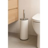 Sas Haus Beyaz Tuvalet Fırçası – Metal WC Klozet Fırçası, Dekoratif ve Saplı (36 cm)