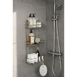 Sas Haus Krom 3 Katlı Banyo Rafı Paslanmaz Metal Yapışkanlı ve Vidalanabilir Modern Tasarım Tş-03