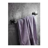 Sas Haus Montajlı Uzun Havluluk Banyo Havlu Askısı Siyah D-006