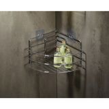 Sas Haus Yapışkanlı Banyo Köşelik Düzenleyici Şampuanlık Duş Rafı Krom Tk-01