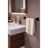 SAS Yapışkanlı Siyah Uzun Havluluk Duvar Tipi Delme Gerektirmez Banyo Havlu Askılığı S-101 Kts Altın