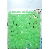 Sasa Oval Yumuşak Boncuk 5x8 mm 100 Lü Paket Fosforlu Yeşil Renkli Suni Yem Çeşidi